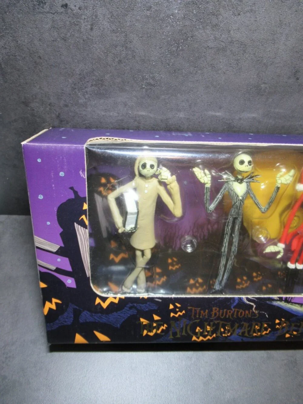 NIB VTG NIGHTMARE BEFORE CHRISTMAS Jack 4 Figurine Set JUN Planning N-162 (B)